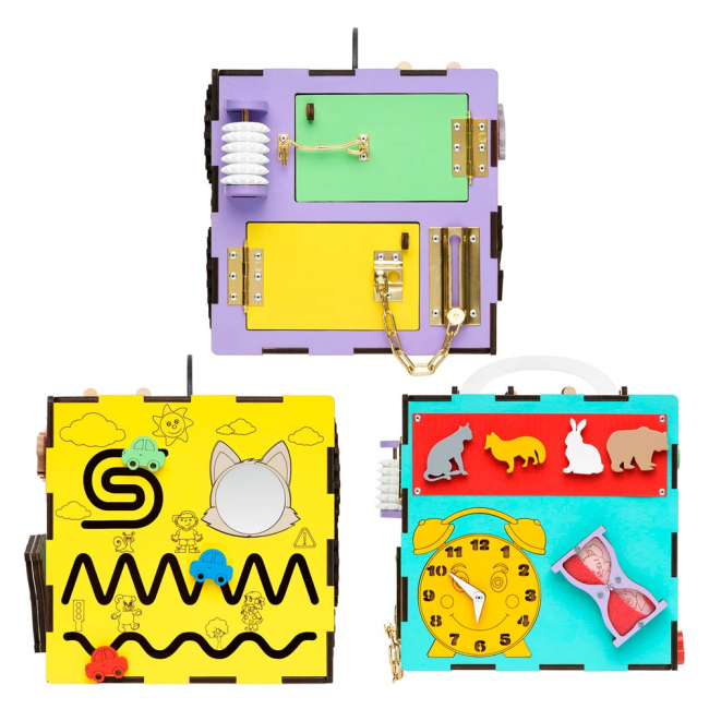 Розвивальні іграшки - Розвивальна іграшка Little Panda Бізікуб lite (10-544113)#4