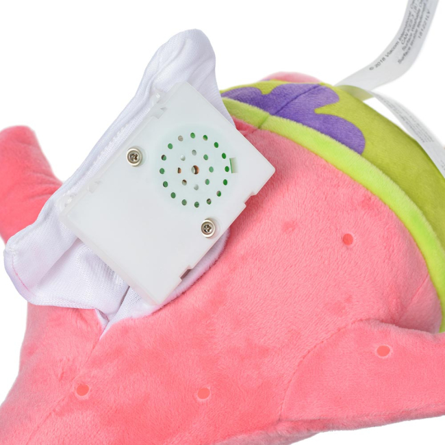 Персонажи мультфильмов - Мягкая игрушка Sponge Bob Exsqueeze me Патрик звуковая 30 см (EU690903)#2