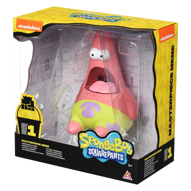 Фигурки персонажей - Фигурка Sponge Bob Masterpiece memes Удивленный Патрик (EU691003)#4
