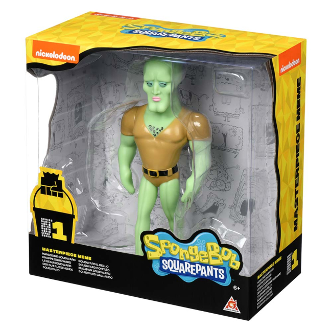 Фигурки персонажей - Фигурка SpongeBob Masterpiece memes Красивый Сквидвард (EU691004)#4
