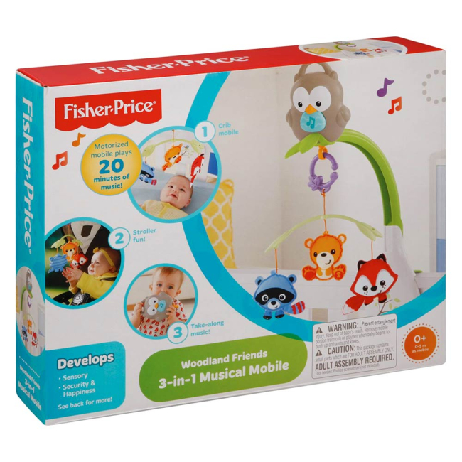 Подвески, мобили - Мобайл Fisher-Price Лесные друзья (CDM84)#3