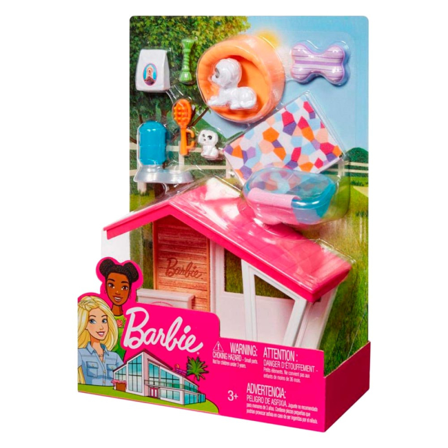 Меблі та будиночки - Набір Barbie Собача будка (FXG33/FXG34)#5