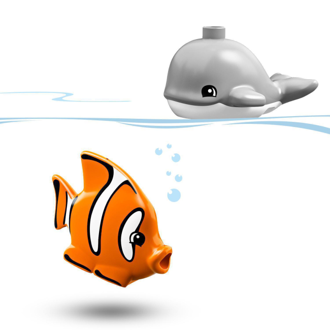 Конструктори LEGO - Конструктор LEGO DUPLO Town Пригоди на підводному човні (10910)#5