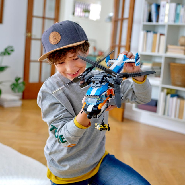 Конструктори LEGO - Конструктор LEGO Creator Двогвинтовий гелікоптер (31096)#5