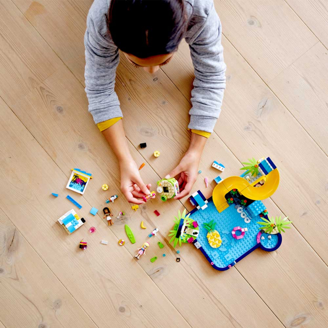 Конструкторы LEGO - Конструктор LEGO Friends Вечеринка Андреа у бассейна (41374)#4