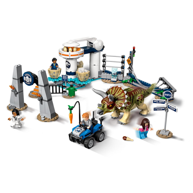 Конструкторы LEGO - Конструктор LEGO Jurassic world Ярость трицератопса (75937)#2