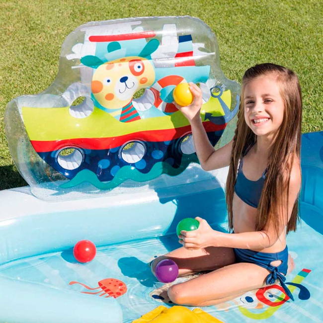 Для пляжу і плавання - Басейн-ігровий центр Intex Весела рибалка (57162NP)#3