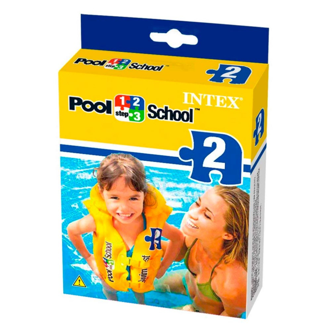 Для пляжу і плавання - Жилет надувний Intex Делюкс 50x47 см (58660EU)#2