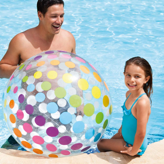 Спортивные активные игры - Мяч надувной Intex Jumbo 107 см (59065NP)#2