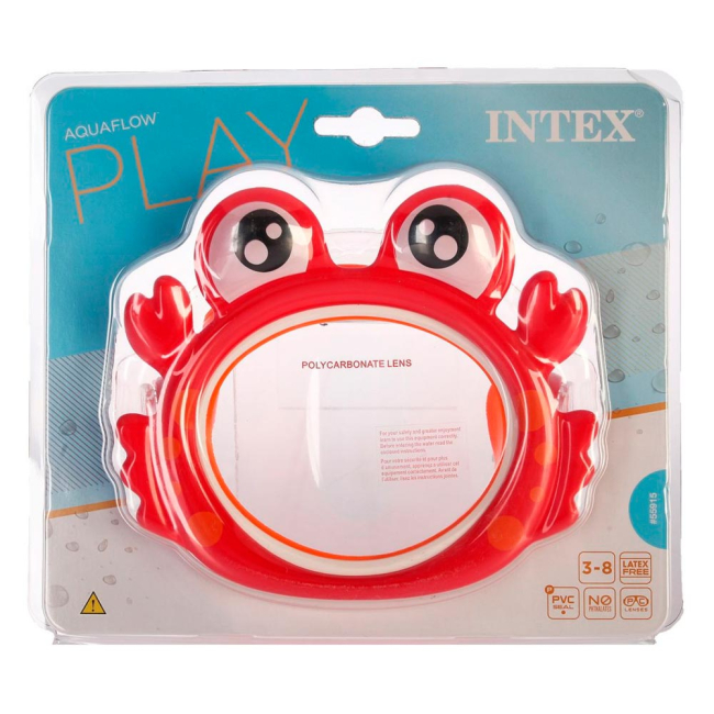 Защитное снаряжение - Маска для плавания Intex Aquaflow Крабик (55915/1)#2