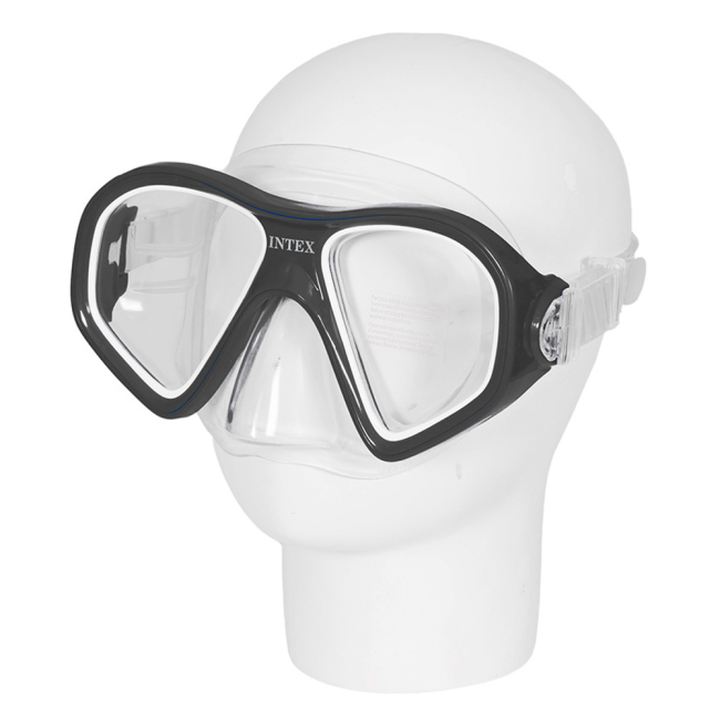 Захисне спорядження - Маска для плавання Intex Aquaflow Sport сіра (55977/2)#3