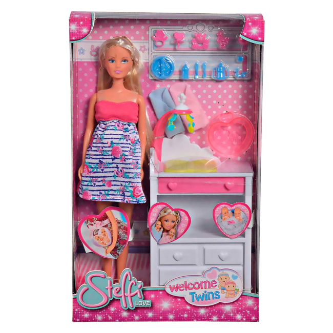 Ляльки - Ігровий набір Steffi & Evi Вагітна двійнятами (5733333)#5