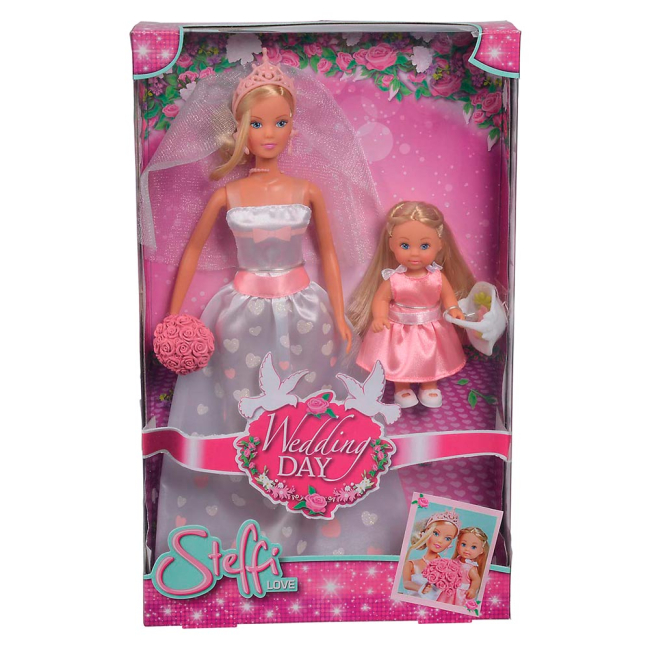 Ляльки - Ігровий набір Steffi & Evi Наречена та її подружка (5733334)#4