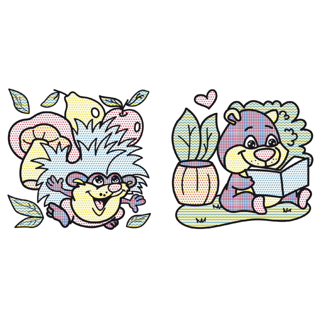 Товари для малювання - ​Водні розмальовки Crystal Book Ведмедик (9786177270545)#2