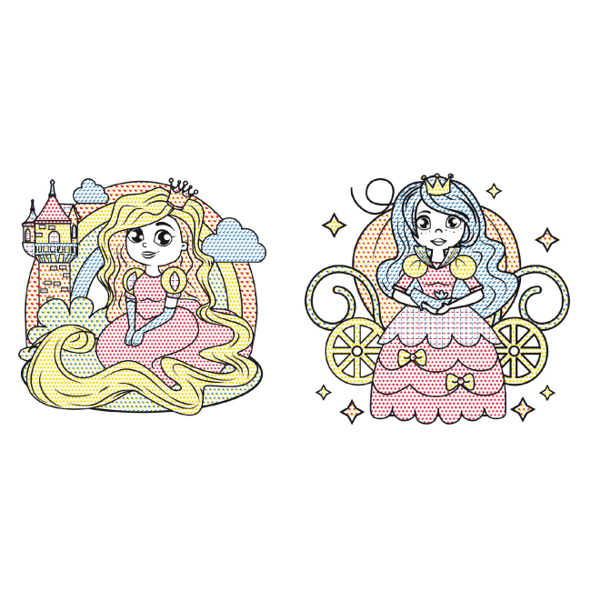 Товары для рисования - ​Водные раскраски Crystal Book Принцессы (9789669362070)#2