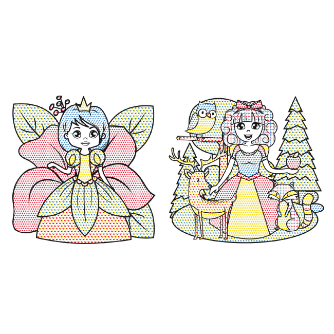 Товары для рисования - ​Водные раскраски Crystal Book Принцессы (9789669362070)#4