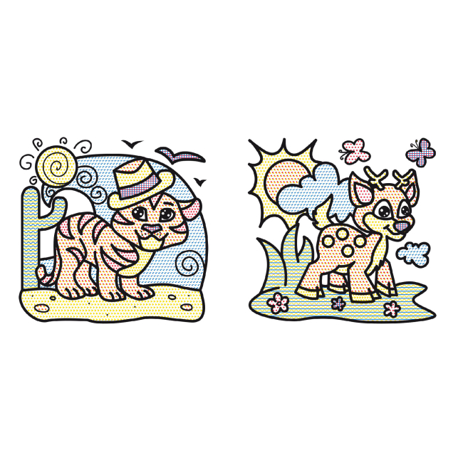 Товари для малювання - ​Водні розмальовки Crystal Book Тигря (9786177270538)#3