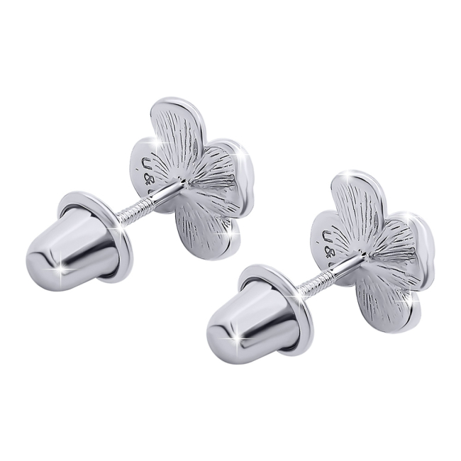 Ювелірні прикраси - Сережки UmaUmi Півонія рожеві (4580890476193)#2