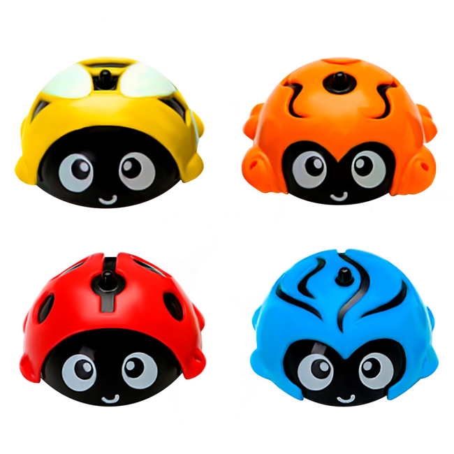 Машинки для малюків - Ігровий набір Gyro Chariot Битва жучків 4 машинки з ареною (GC1101-1)#2