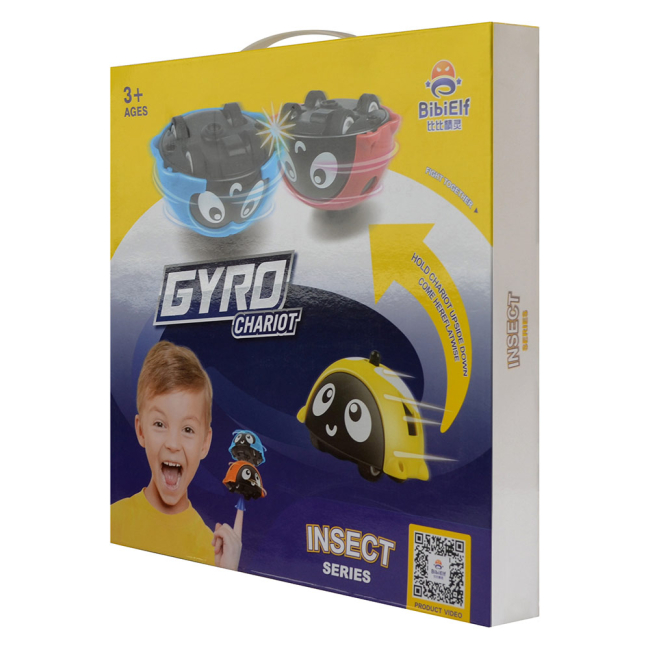 Машинки для малюків - Ігровий набір Gyro Chariot Битва жучків 4 машинки з ареною (GC1101-1)#4