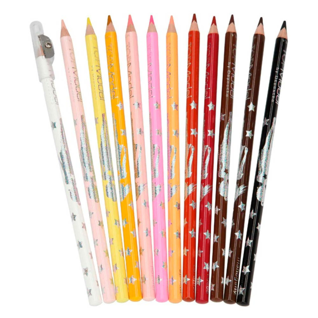 Канцтовары - Цветные карандаши Top Model Skin and hair colours 12 шт (45678)#2