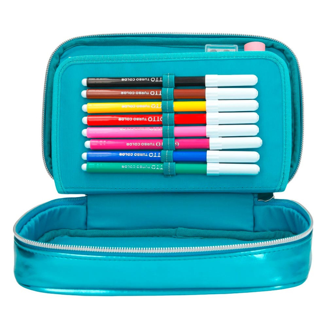 Пенали та гаманці - Пенал із наповненням Top Model Друзі блакитний (48998)#3