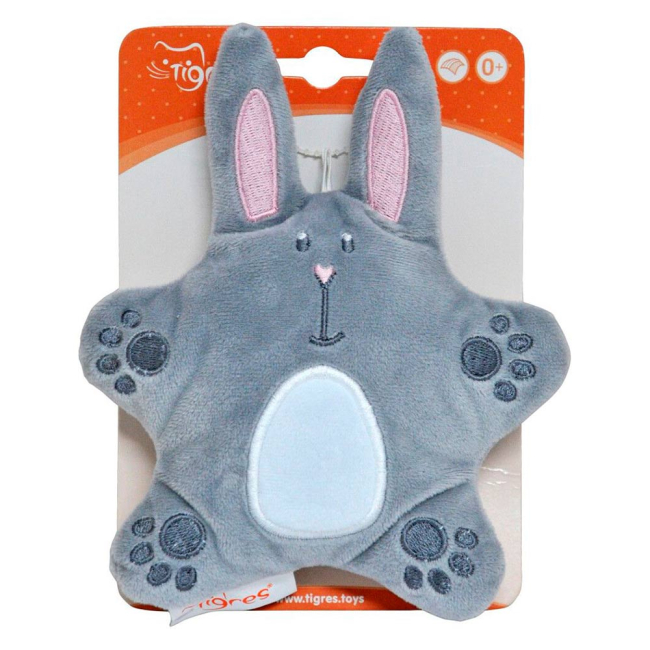 Мягкие животные - Мягкая игрушка Tigres Лучший друг Зайчик 18 см (ІГ-0073)#2