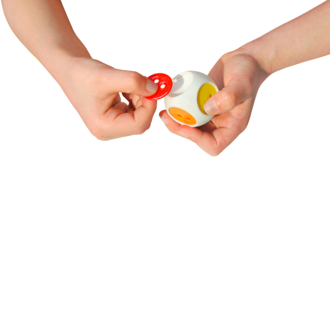 Настольные игры - Игровой набор  Moluk Билибо мини 6 цветов и кубик с чипами (43015)#4