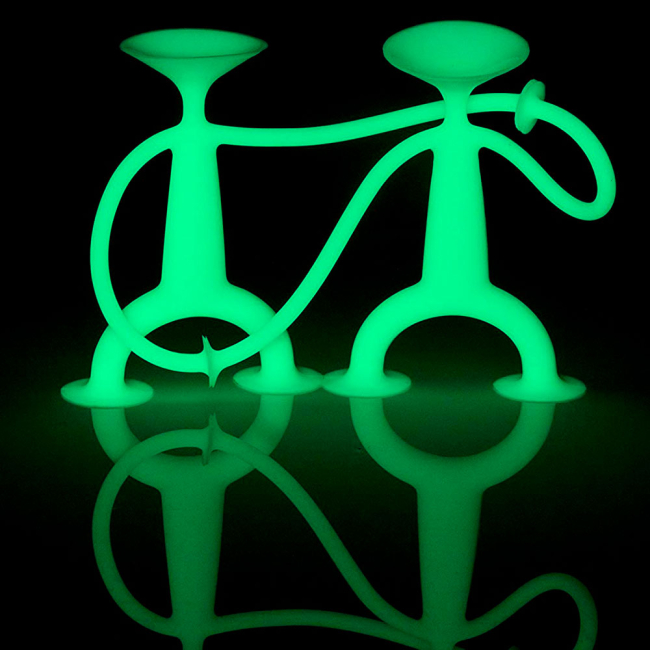 Игрушки для ванны - Силиконовый человечек Moluk Уги светящийся 13 см (43110)#2