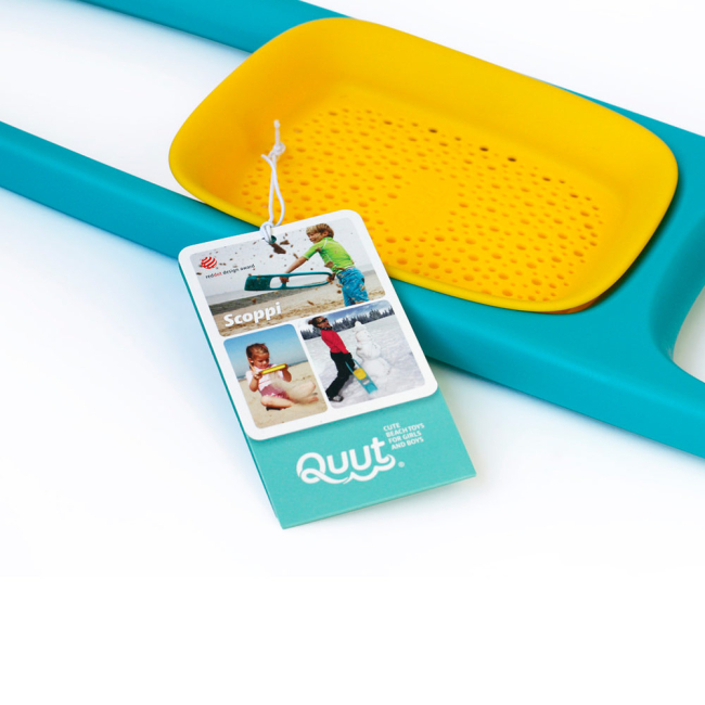 Набори для пісочниці - Лопатка Quut Scoppi із ситом зелена (170204)#2