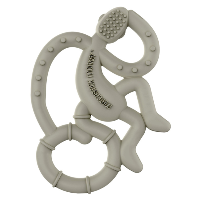 Брязкальця, прорізувачі - Прорізувач Matchstick Monkey Маленька мавпочка сіра (MM-МMT-001)#2