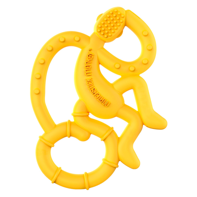 Погремушки, прорезыватели - Прорезыватель Matchstick Monkey Маленькая обезьянка желтый (MM-МMT-006)#2