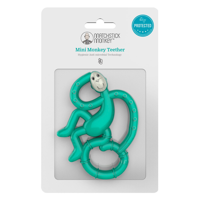 Брязкальця, прорізувачі - Прорізувач Matchstick Monkey Маленька мавпочка зелений(MM-МMT-008)#3