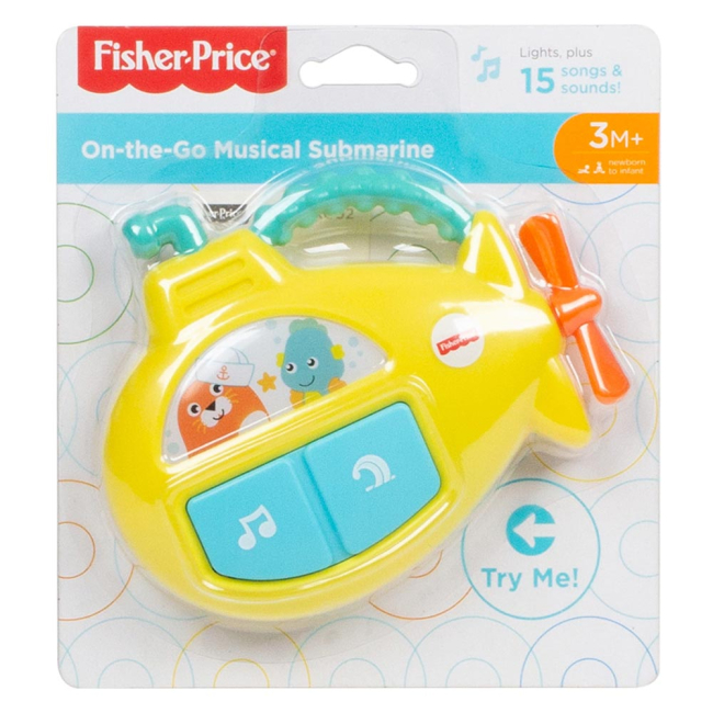 Развивающие игрушки - Развивающая игрушка Fisher-Price Музыкальная субмарина со световым эффектом (GFX89)#3