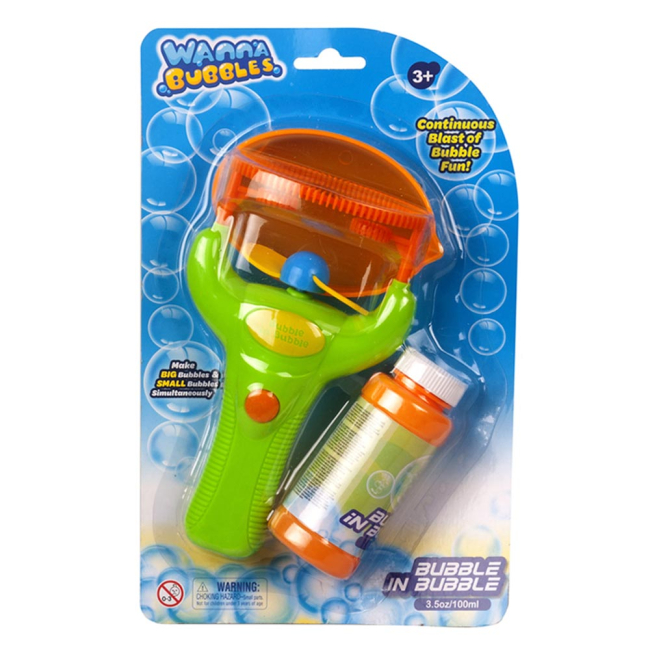 Мыльные пузыри - Набор Wanna Bubbles Пузырьки в пузырьке зеленый (BB118-1)#2