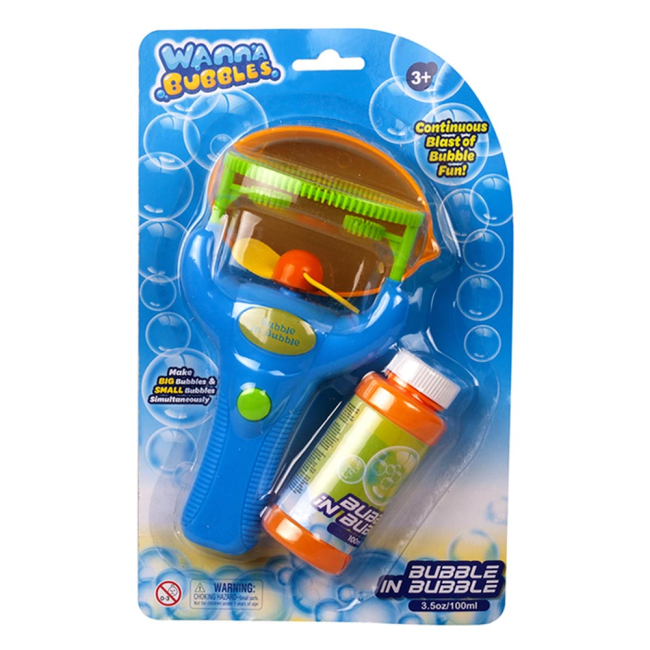 Мыльные пузыри - Набор Wanna Bubbles Пузырьки в пузырьке синий (BB118-2)#2