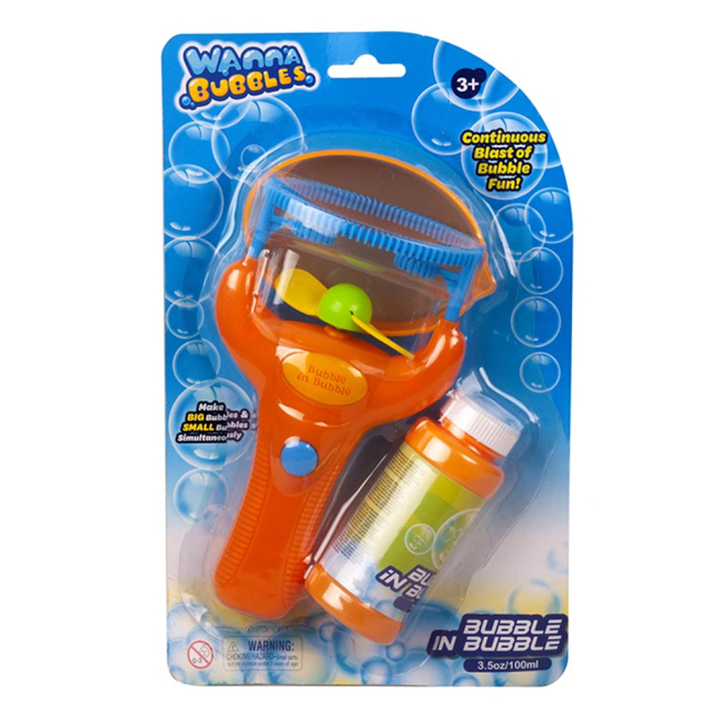 Мыльные пузыри - Набор Wanna Bubbles Пузырьки в пузырьке оранжевый (BB118-3)#2