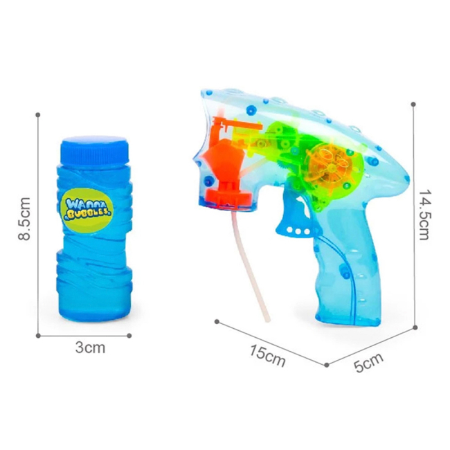 Мыльные пузыри - Набор Wanna Bubbles Прозрачный пузырьмет синий (BB137-2)#2