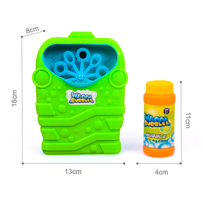 Мыльные пузыри - Баббл-генератор Wanna Bubbles зеленый 118 мл (BB168-1)#3