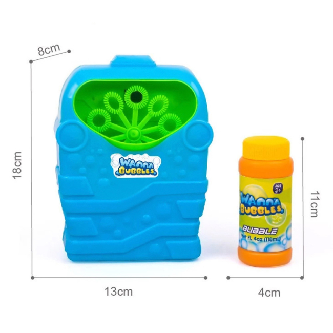 Мыльные пузыри - Набор Wanna Bubbles Пузырьковый генератор синий (BB168-2)#3