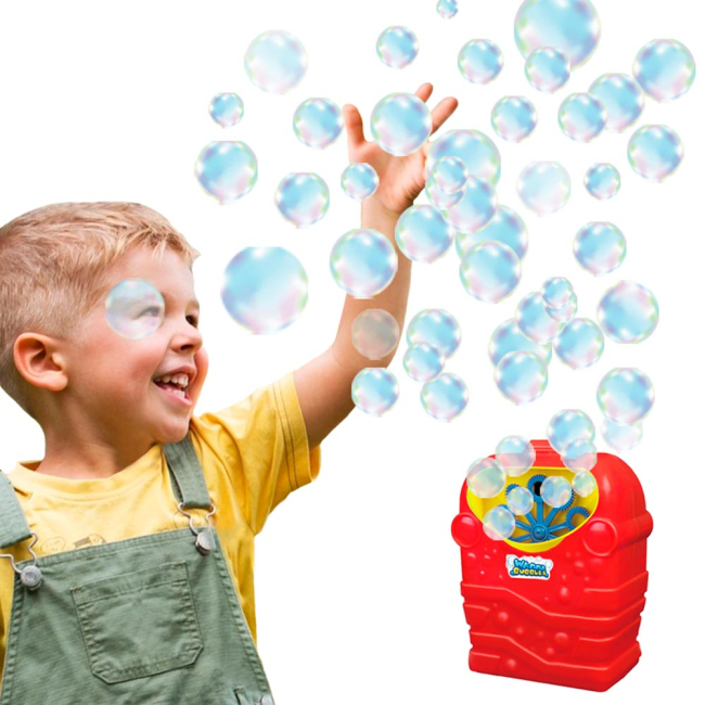 Мыльные пузыри - Набор Wanna Bubbles Пузырьковый генератор синий (BB168-2)#5