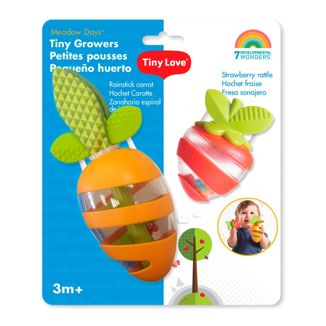 Брязкальця, прорізувачі - Набір брязкалець-прорізувачів Tiny love Морквина і полуничка (1117500458)#4