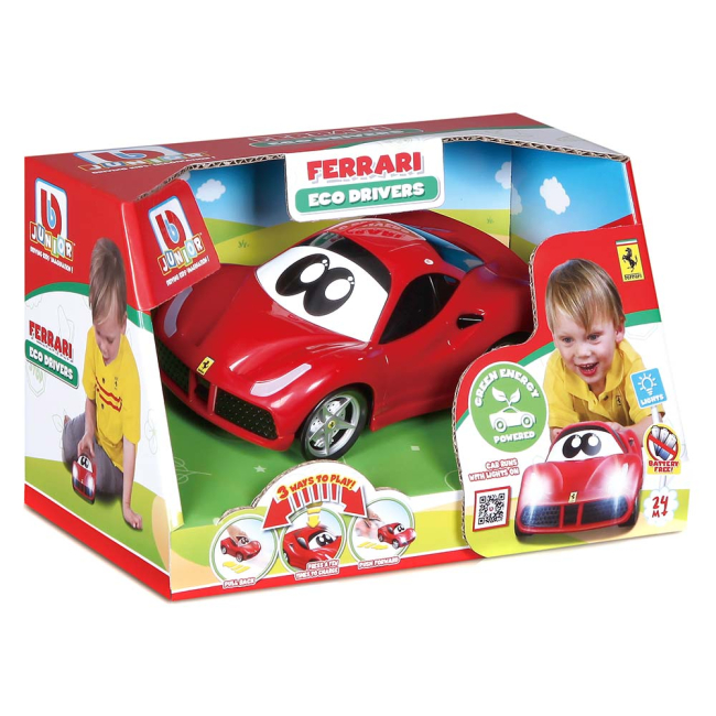 Машинки для малышей - Машинка Bb junior Ferrari 488 GTB Eco drivers (16-81607)#2