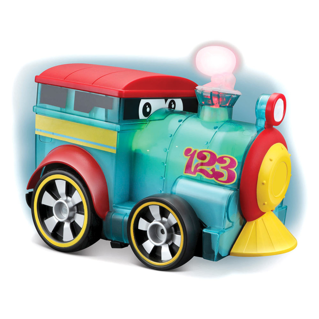 Железные дороги и поезда - Игрушечный паровозик Bb junior Push and glow с эффектами (16-89005)#3
