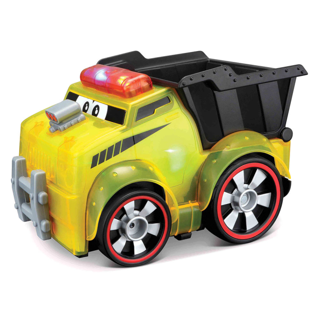 Машинки для малюків - Машинка Bb junior Push and glow Самоскид (16-89007)#3