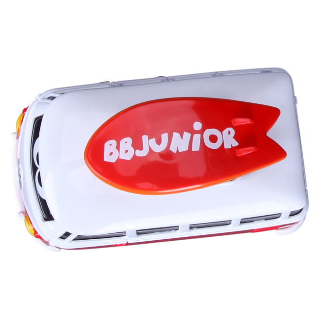 Машинки для малышей - Машинка Bb junior Volkswagen Samba Press and go красная (16-85110/16-85110 red)#2