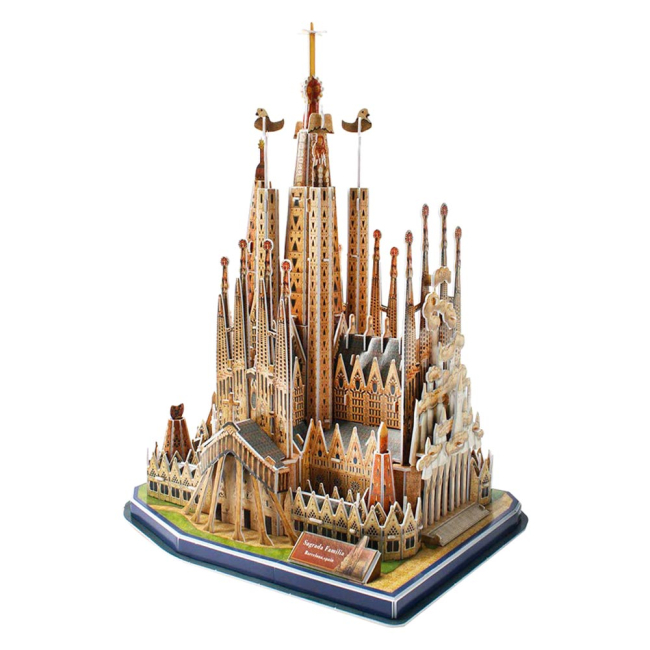 3D-пазлы - Трехмерный пазл CubicFun Храм Святого Семейства (DS0984h)#3