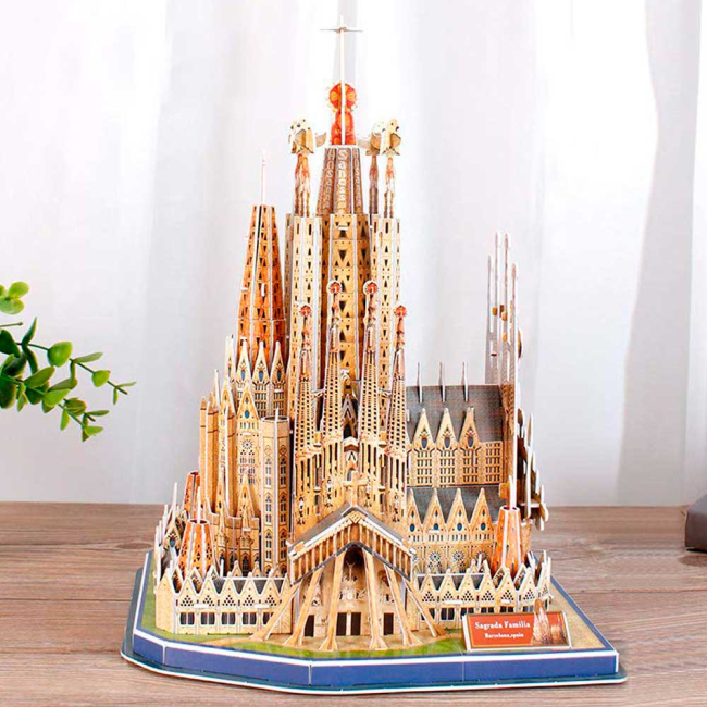 3D-пазлы - Трехмерный пазл CubicFun Храм Святого Семейства (DS0984h)#4