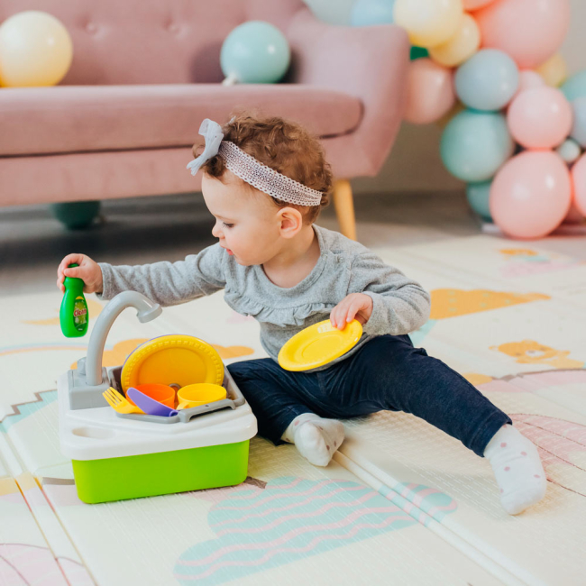 Детские кухни и бытовая техника - Игровой набор Keenway Play Home Моя кухонная мойка (K21685)#4