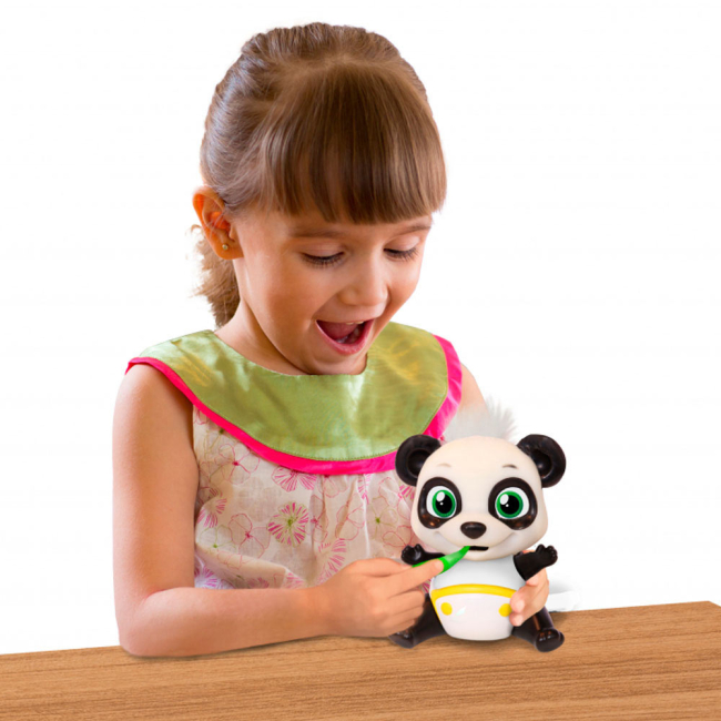 Фигурки животных - Интерактивная игрушка Munchkinz Лакомка панда (51629)#6